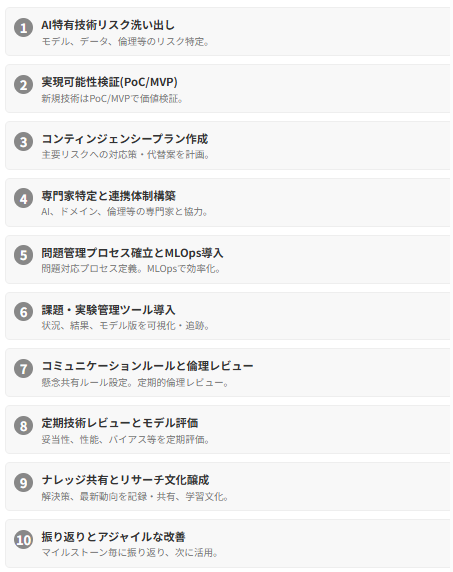 AIプロジェクトにおける技術的課題や予期せぬ問題への対応力を高めるためのステップ